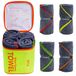 4Monster Set van 4 microvezel badhanddoeken met accessoiretas, sneldrogend en super absorberend, voor reizen, sportschool, geschikt voor volwassenen en kinderen, familie, 61 x 122 cm