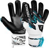 Reusch Attrakt Gold NC Junior keepershandschoenen wit-zilver maat 4