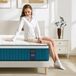 Matelas 120x190 cm, 26 cm de haut, 7 zones, fermeté medium, avec mousse à mémoire
