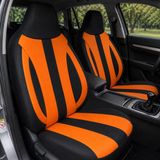 Bremer Sitzbezüge Autostoelhoezen voor Subaru XV BJ 2012-18 – Stoelhoezen voor bestuurder en passagier in Zwart/Oranje