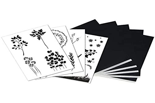 RAYHER 6729000 Transferpapier A4 met sjablonen planten - 4006166118678