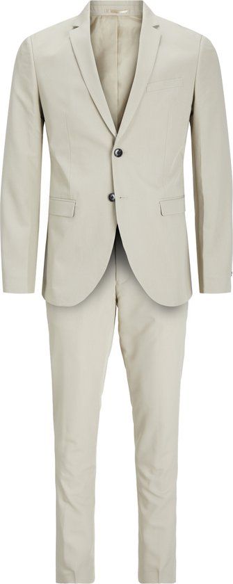 JACK&JONES JPRFRANCO SUIT NOOS Heren Pak - Maat 46 - Pure Cashmere - Slim Fit - Zakelijk - Mannen - Tweedelig pak