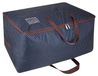 Grand sac de rangement pour vêtements, idéal sous le lit (105 litres, bleu)