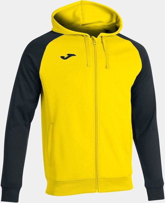 Joma Academy IV Jas Met Kap Heren - Geel / Zwart - Maat: L