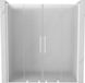 Mexen Velar L schuifdouchedeur 170 cm, matglas, wit