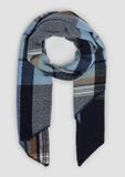 s.Oliver Geruite sjaal navy Polyester Dames