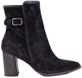Paul Green Soft suede black hak 8147-016 ZWART
