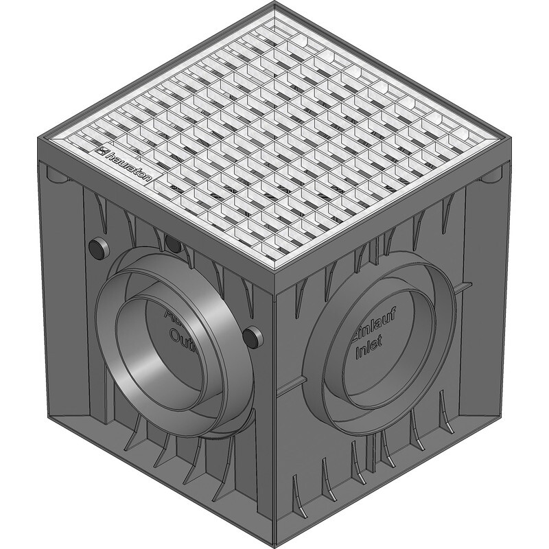 Hauraton Hauraton Recyfix point 30/30 30x30x30cm met stalen mazenrooster