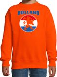 Bellatio Decorations Shoppartners Bv Oranje fan sweater voor kinderen - Holland met oranje leeuw - Nederland supporter - EK/ WK trui / outfit 130/140 (9-10 jaar)