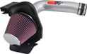 K&N High Performance Air Intake Kit compatibel met Ford Explorer 2.0/2.3L L4 2014-2017 - Argenté (77-2587KS)