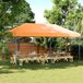 vidaXL Partytent - 292 x 580 x 315 cm - Oranje - Oxford Stof
