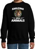 Bellatio Decorations Shoppartners Bv Sweater tijger - zwart - kinderen - 98/104