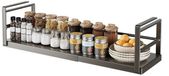 Ibenzoa® Étagère suspendue réglable en métal pour armoires de cuisine et étagères de rangement