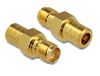 DeLOCK 88829 SMA Female to SMB Female Adapter Gold