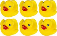 Duckiez canards de bain - 24x pièce - jaune - 5,5 cm