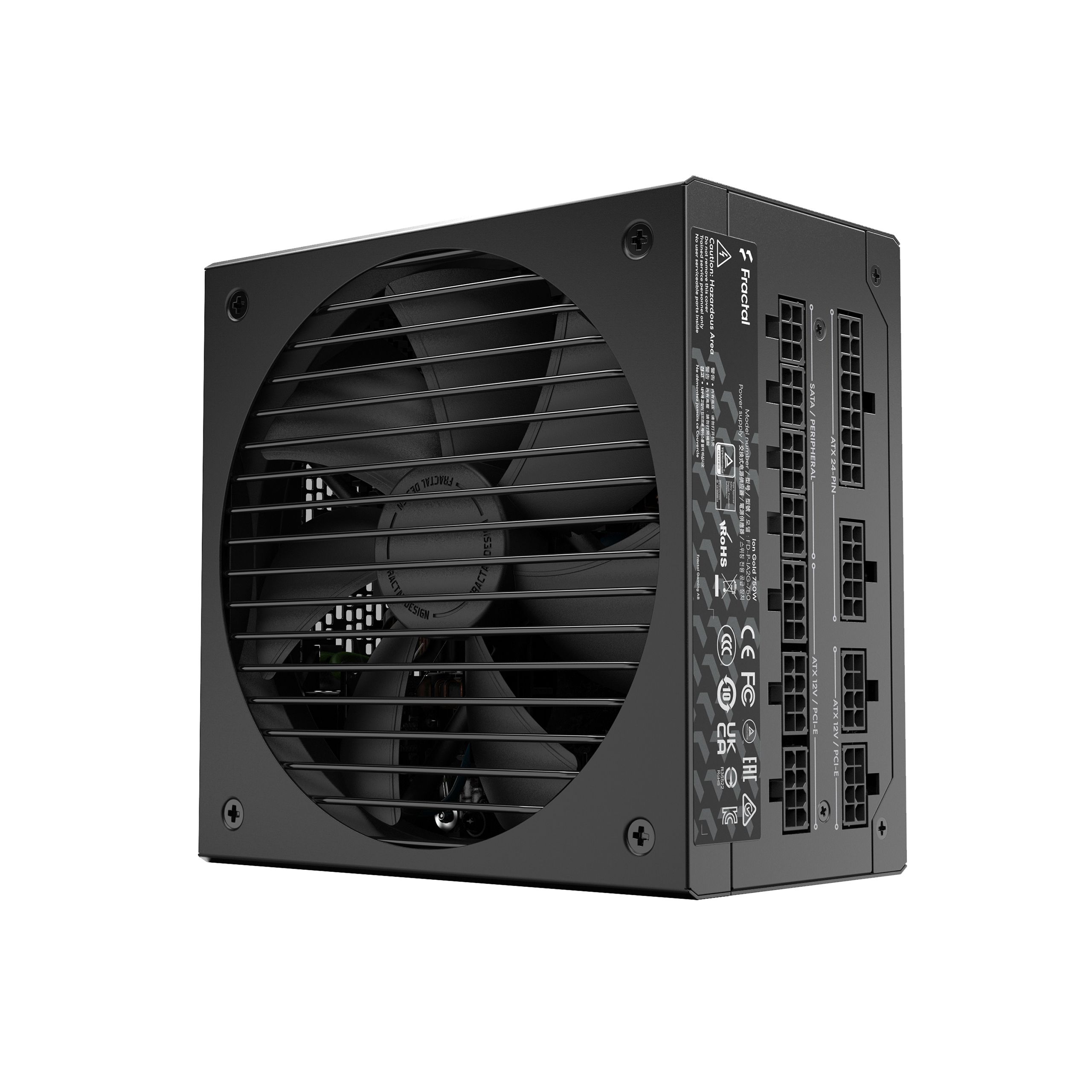 Fractal Design Ion+ 750W 80+ Gold Fully Modular Power Supply - Black