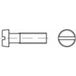 TOOLCRAFT TO-5445261 Vis à tête cylindrique M8 40 mm Fente DIN 84 Laiton 100 pièce(s)