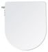Siège de toilette D-Shape Softclose avec fonction bidet - Blanc