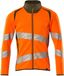 Mascot Accelerate Safe Sweatshirt met rits 19184-781 - hi-vis oranje/mosgroen - L