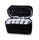 Carmen C2010 Travel Set - 10 Rollers - Black/White