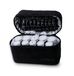 Carmen C2010 Travel Set - 10 Rollers - Black/White