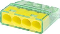 BES LED Vintex Lasklem - 4 Polig - 0.2-2.5 mm2 - Geel - 500 Stuks