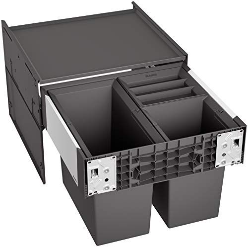 BLANCO Select II 50/3 afvalscheidingssysteem - zwart