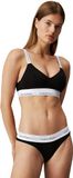 Calvin Klein dames Modern Cotton lightly lined bralette - bralette - zwart