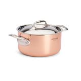 DE BUYER Kookpan met deksel, koper Prima Matera 24