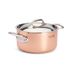 DE BUYER Kookpan met deksel, koper Prima Matera 24