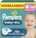 Pampers Baby-Dry Maat 4 - 222 Luiers - 9kg-14kg - Voorraadbox