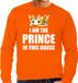 Bellatio Decorations Shoppartners Bv Koningsdag sweater / trui Im the prince in this house oranje voor heren L