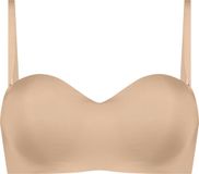 Hunkemöller Dames Lingerie Voorgevormde strapless beugel-bh Smooth - Beige - maat E85