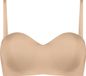 Hunkemöller Dames Lingerie Voorgevormde strapless beugel-bh Smooth - Beige - maat E85