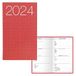 Idena Zakagenda 2024 Ladytimer Graphic rood, 87 x 153 mm, 128 pagina's, weekplanner met flexibele omslag, 11032