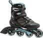 Rollerblade Patins à roulettes - Taille 41 - Noir/Gris/Bleu - Femme
