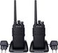 Retevis RT81: Radio bibande DMR longue portée, radio numérique/analogique UHF, étanche IP67, 2200mAh, radio portable pour chantiers (noir, 2 pièces)