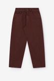 Sissy-Boy - Donkerbruine cropped mid waist barrel jeans