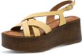 Tamaris - Dames - Plateau sandalen - Geel - Maat 38