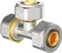 KIRCHHOFF MS T-stuk, blanco, 16 mm, knelfitting voor meerlagen buis