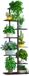 Unyqoos® Élégant porte-plantes en métal à huit niveaux pour décoration intérieure