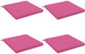 vidaXL - 4-Piece Zitkussens SOEST - Roze