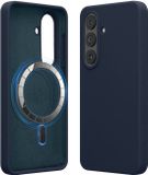 kwmobile telefoonhoesje geschikt voor Samsung Galaxy S26 - Hoesje met magneet compatibel met MagSafe - Smartphone case in marineblauw