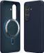 kwmobile hoesje geschikt voor Samsung Galaxy S26 - Hoesje met magneet compatibel met MagSafe - Smartphone case in marineblauw