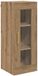 vidaXL Wandkast Artisan Eiken 34,5 x 34 x 90 cm