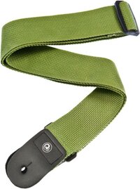 D'Addario PWS107 Nylon Gitaarband - Groen