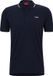 HUGO Polo Dinoso Bleu Coupe ajustée Coton Élasthanne Homme S