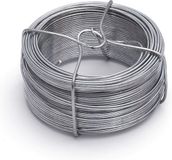 Merkloos Binddraad - zilver - verzinkt staal - 50 meter - hobbydraad - 0,7 mm