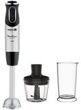 Merkloos Staafmixer met turbo - 1000 W - 10 snelheden - Met beker 800 ml - Spatbescherming