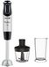 Merkloos Staafmixer met turbo - 1000 W - 10 snelheden - Met beker 800 ml - Spatbescherming
